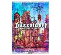 Düsseldorf die Stadt am Rhein (Wandkalender 2026 DIN A2 hoch), CALVENDO Monatskalender: Düsseldorf ist eine Stadt die man unbedingt in Deutschland bereist haben sollte.