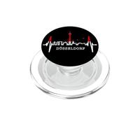 Düsseldorf Skyline Heartbeat Battito del Cuore Germania PopSockets PopGrip per MagSafe