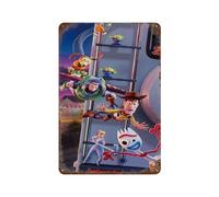 DUETFGBL Poster dei cartoni animati della serie Toy StoryWall Decor Art Metal Tin Poster Modern Bar Decorations30x20cm