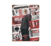DUETFGBL Poster del film Hitman 47 Wall Decor Art Metal Tin Poster Modern Bar Decorations40x30cm