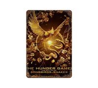 DUETFGBL Poster del film The Hunger Games, decorazione da parete in metallo, poster moderno per bar, 30 x 20 cm