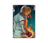 DUETFGBL Poster di gioco Iron Fist of RageWall Decor Art Metal Tin Poster Modern Bar Decorations30x20cm