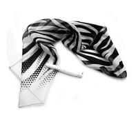 DUEV Flag Idea Regalo Originale Bracciale Donna Bracciale Uomo Tessuto Personalizzabile Animalier Bianconero Moda Foulard Bandana Collana. Regalo Anniversario Laurea Compleanno San Valentino
