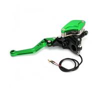 DUEYUU Leva frizione moto 7/8" Motorcycle Brake lever Handle Hydraulic Clutch Racing Universal For HONDA Yamaha Kawasaki(Left Green)