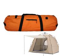 Duffel Travel Sports Equipment Bag - Durable Carry Case, Tent Supply Organizer | Double Handle Zipper Tote With Compact Structure for Backpacking Tools Outdoor Camping Travel Accessory Storage