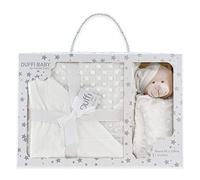 Duffi Baby 0775-01 Dou Dou + Coperta, Bianco, Unisex