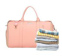 Duffle Bag - Travel Luggage Bag | Womens Mens Sports Gym Large Capacity Duffel Pack for Camping Beach Swim Pool Sports Gym Sports Equipment Organisers, rosa, Consulte la descripción, Vedere la