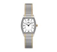 Dugena Orologio da polso da donna Lucerna, al quarzo, acciaio inossidabile, vetro minerale, nastro flessibile, 3 bar