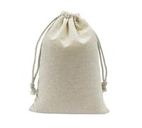 DUGYIRS 30 Pezzi Borsa in Cotone con Coulisse,Sacchetti di Mussola per Caffè in Grani,Tè,Spezie,Cereale,Conservare e organizzare gli elementi(12cm x 17cm)