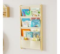 DUHARS Libreria Per Bambini a Parete a Libreria 4 Ripiani, Libreria Montessoriana Per Bambini, Libreria Da Parete Bambini, Libreria Bambini, Mensole Libreria Da Parete, Apply Cameretta Bambino