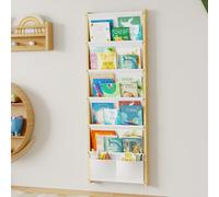DUHARS Libreria Per Bambini a Parete a Libreria 6 Ripiani, Libreria Montessoriana Per Bambini, Libreria Da Parete Bambini, Libreria Bambini, Mensole Libreria Da Parete, Apply Cameretta Bambino