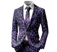 DUHENWU Giacca da uomo slim fit, giacca moderna blazer, sportiva, 1 bottone, giacca da lavoro, con tasca, casual, a maniche lunghe, sportiva, slim fit, elegante, per lavoro, matrimonio, tempo libero