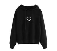 DUHGBNE Felpa Grigia Senza Cappuccio Donna Autumn Winter Hoodie Sweatshirt Pullover Long Sleeved Confortevole Top Felpe Dimensione Danza