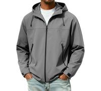 DUHGBNE Giacca Leggera Giacca Primaverile Uomo Giubbino Primaverile Uomo Giubbotto Leggero Lunga Maniche con Zip Sportiva e Tasche Antipioggia