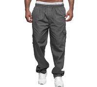DUHGBNE Giubbino Jeans Uomo Uomo Jeans Strappati Regular Fit Alta Elasticità Jean Gambe Strette Carpenter