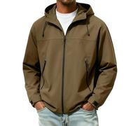 DUHGBNE Giubbotto Estivo Giacca Primaverile Uomo Giubbino Primaverile Uomo Giubbotto Leggero Lunga Maniche con Zip Giacca Sportiva e Tasche Giacche a Vento