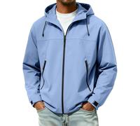 DUHGBNE Giubbotto Uomo Giacca Primaverile Uomo Giubbino Primaverile Giubbotto Leggero Lunga Maniche con Zip Giacca Sportiva e Tasche Verde