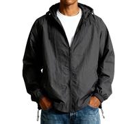 DUHGBNE Giubbotto Uomo Giacca Uomo Primaverile Giacca Mezza Stagione Giubbotto Leggero Lunga Maniche con Zip Casual Estivo e Tasche Giubbino Estivo
