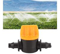 Duimimi 100 Pezzi Valvola PVC 2Vie Irrigazione Giardino 4/7 Blocco Acqua | Assemblaggio A Pressione Senza Attrezzi, Tenuta Ermetica, Struttura Robusta, Funzionamento Regolare, Per Uso Frequente