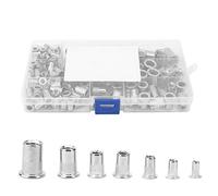 DUIMIMI 160 Pezzi Rivetto a Dado Inox 304, Set M3-M10 con Toleranza Precisione, Assicurazione Anti-corrosiva e Alta Resistenza, Speciale per Lamiere e Tubi 0.5-6mm