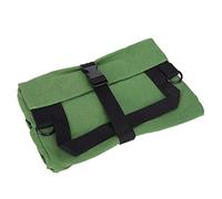 DUIMIMI Borsa portatile in tela per attrezzi, organizer per chiavi inglesi, borsa per attrezzi, borsa per attrezzi per uso intensivo per cacciaviti, manicotti ecc., verde militare