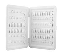 DUIMIMI Unil Color Display Book con 120 punte per unghie, libro per unghie bianco per manicuristi, design rimovibile per gel polacco e campioni di nail art