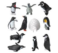 DUINIU 11 Mini Modelli di Pinguini, Modelli di Pinguini di Simulazione, Modelli Animali in Plastica, Modelli Carini，
