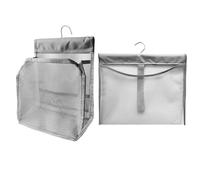 DUINIU 2 Pezzi di Borsa per Mollette, Borsa per Appendere, Borsa per La Finitura del Bagno, Borsa per Appendere in Rete con Gancio (Grande, Medio).
