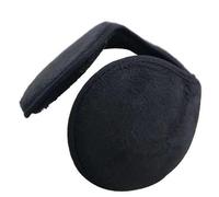 DUINIU 2 Pezzi di Paraorecchie in Velluto Nero più, Paraorecchie Antivento E Caldi in Inverno, Lesioni Antigelo, Adatto per Ciclismo Ed Escursionismo All'Aperto.