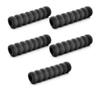 DUINIU 5 Pezzi Di Nero Maniglia Della Porta Coperchio Di Protezione, Anti-Statica Di Silicone Coperchio Di Protezione, Maniglia Della Porta Buffer Di Protezione Accessori.