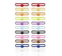 DUINIU Logo del Bicchiere da Vino da 36 Pezzi, Anello di Identificazione Riutilizzabile, Accattivante in Silicone Colorato, Adatto per Bar, Riunioni, Marcatura di Bicchieri da Vino per Matrimoni.