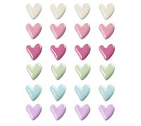 DUINIU Magneti da Frigorifero da 24 Pezzi, Magneti A Forma di Amore, Fibbie Magnetiche Decorative Colorate, Magneti per Armadi per Lavagna Bianca, Magneti per Ufficio in Classe.