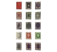 DUINIU Mini Libri da 15 Pezzi, Decorazioni per La Casa delle Bambole, Accessori per Micro Paesaggi, Ornamenti Decorativi Creativi.