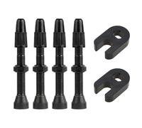 DUINIU Ugelli per Valvole per Biciclette Tubeless da 4 Pezzi E 2 Chiavi Speciali, Accessori per Pneumatici per Biciclette Strumenti, Adatti per Mountain Bike E Bici da Strada.