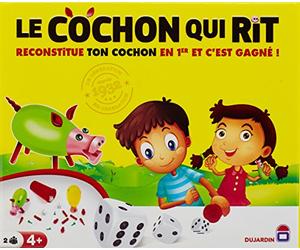 Dujardin - Grandi Classici, maiale che ride, scatola 2 giocatori [importato dalla Francia]