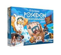 Dujardin - Poseidone - Gioco da tavolo - Gioco di strategia - Superare la rabbia di Poseidone - Giocare in famiglia - Gioco per bambini - Da 2 a 4 giocatori - Da 7 anni