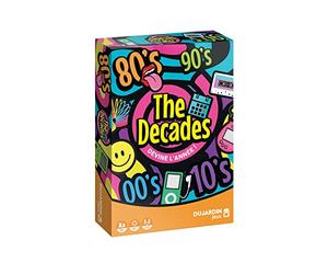 Dujardin The Decades - Gioco da tavolo - Atmosfera - Divertimento Garantito - Viaggio Attraverso il Tempo - Giocare tra gli amici - Indovina le date degli eventi, Multicolore