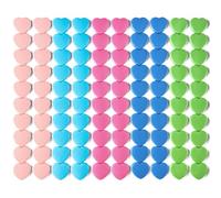 DUJEQM Calamite Frigorifero - 100 Pezzi 5 Colori Magneti per Lavagna Magnetica, Mini Calamite Potenti Calamite Piccole Magnete Potente Calamita Frigo per Foto Calendario Ufficio Scuola Cucina (Cuore)