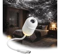 Dujuanus 2-in-1 Galaxy Projector Night Light, Multifunctional Portable Starry Sky Night Light Projector, Adjustable Brightness for Car and Bedroom Decoration (12Pcs)