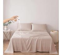 DUJUIKE Copriletto Impermeabile, Lenzuolo impermeabile, Coprimaterasso, Copridivano Divano per Cane, Gatto, Bambini (Cal king/King 250 * 230cm, Cammello)