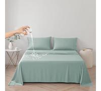 DUJUIKE Copriletto Impermeabile, Lenzuolo impermeabile, Coprimaterasso, Copridivano Divano per Cane, Gatto, Bambini, per letto matrimoniale (Verde, Queen 200 * 230cm)