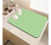 DUJUIKE Tappetino drenante cucina,Tappetino per Scolapiatti Antiscivolo,per Bancone della Cucina, Tappetino per Bere Animali Domestici (Frutta verde, 30 x 40cm)