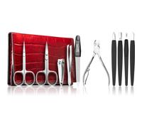 DuKaS Premium Line Solingen 252 Set per manicure + astuccio Burgundy