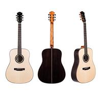 Duke D-PF - Chitarra western in abete massello di palissandro, lucido, dreadnought