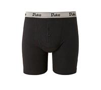 Duke London, confezione da 3 boxer da uomo, misure grandi e per taglie forti, dalla 1XL alla 8XL, codice prodotto: KS2005 Grey - Navy - Black - 3 Pack XXXX-Large