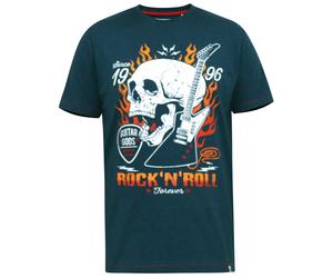 Duke Neal D555 Maglietta Kingsize Teschio Girocollo Uomo (DC530)