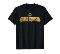 Duke Nukem Logo Radiation Symbol Official Retro Gaming Maglietta
