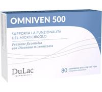 Dulàc, Omniven 500 80 Compresse Da 650 Mg, Integratore Alimentare per Circolazio