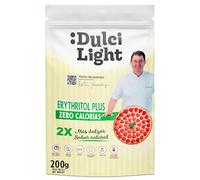 Dulcilight Eritritolo Plus 200 g Dolcificante Zero Calorie Doppio Dolce | Sapore naturale, il doppio più dolce dello zucchero | Sostituto dello zucchero bianco | Keto | Zero calorie