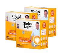 Dulcilight Sucralosio Zero Calorie 300 Bustine Sapore Naturale 100% 1 Bustine = 2 Cucchiai di Zucchero Dolcificante Senza Glutine Keto Vegan Non OGM Sostituto di Zucchero Senza Eritritolo o Xilitolo